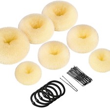 New Donut Bun Maker, Teenitor Hair Bun Maker Ring Style Bun Maker Set