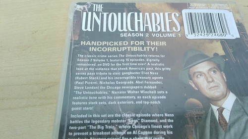 The UNTOUCHABLES SEASON 2 VOLUME 1 (1960-1961) 16 Episodes Robert Stack SEALED - Picture 8 of 8