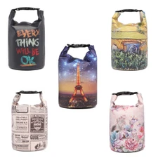 Dr.Fish 3L-20L Waterproof Dry Bag Tote 500D PVC Storage Shoulder Sack Beach