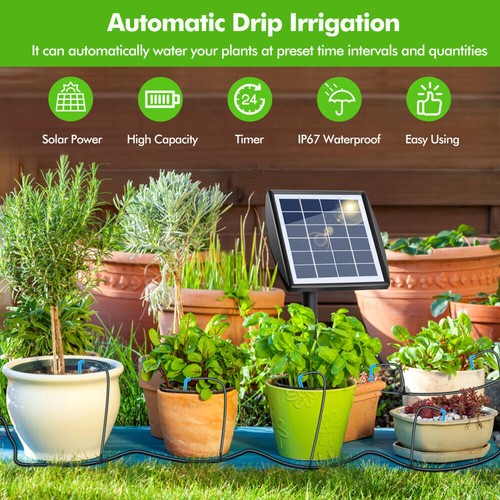 20M Solar Bewässerungssystem Pflanzenbewässerung Pflanzen Automatisch System Kit - Bild 2 von 8