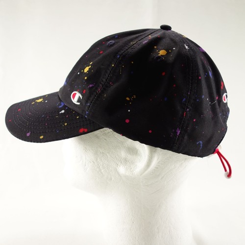 Gorra de béisbol Champion Paint Splatter Bungee Cord espalda ajustable - Imagen 6 de 8