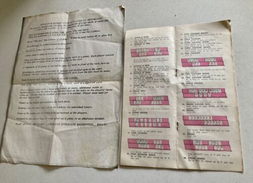 Vintage Instruction Booklet Rummy-O Rummikub Rummifun Game 1960? - Picture 3 of 8