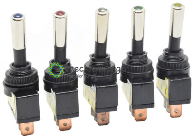 4PCS 12V 20A Car Auto LED Light Toggle Rocker Switch 3Pin SPST ON/OFF