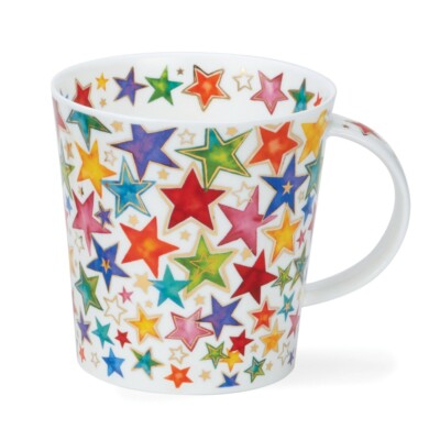 Dunoon Teetasse Kaffeebecher Dazzle Stars mit gold 0,3l Lomond