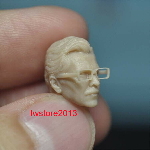1:18 Männlicher James Gordon Kopf Skulptur geschnitzt für 4 Zoll Actionfigur Körper Puppen Spielzeug - Bild 2 von 6
