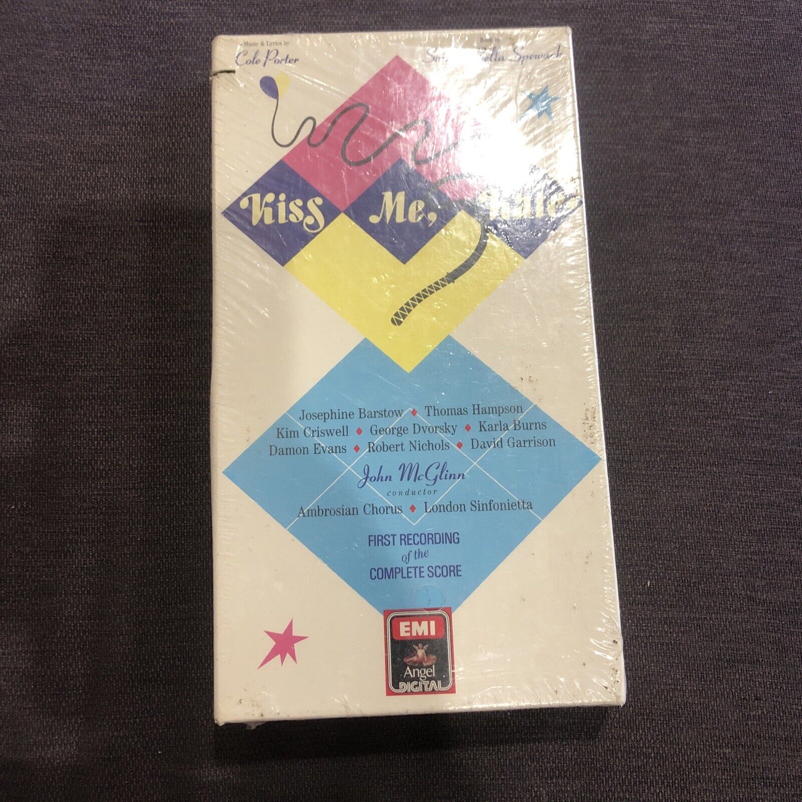 KISS ME KATE Cole Porter 2 Cassette + Booklet Version NEW Factory Sealed! OOP
