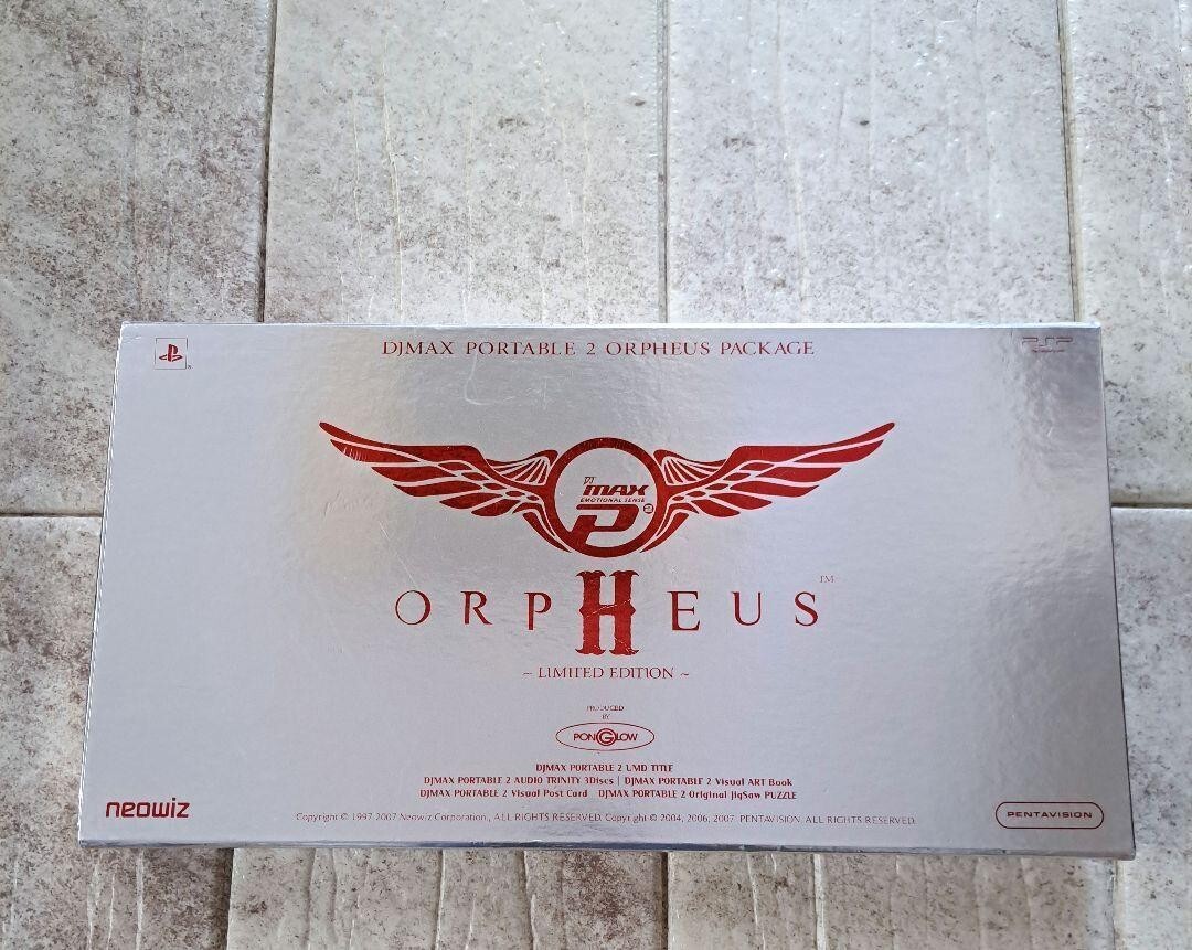 PSP DJMAX Portable 2 Orpheus Package Limited Edition PSP DJMAX Portable 2 Orpheus Package Limited Edition