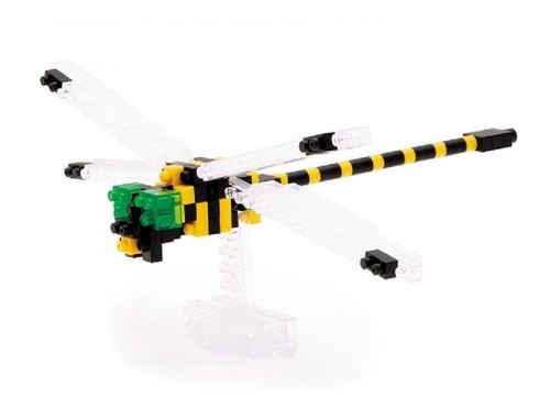 Grosslibelle (Level 3) 3-D Nanoblock 140 Teile Minibausteine Kawada 14333 - Bild 1 von 1