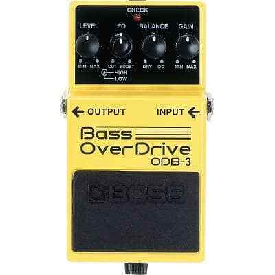 BOSS ODB-3 Crunchy Overdrive Effects Pedal for Bass Guitar Compact Studio Live - Picture 1 of 2