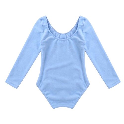 Girls Long Sleeve Ballet Dance Leotard Gymnastics Unitard Dancewear Costume - Picture 52 of 80