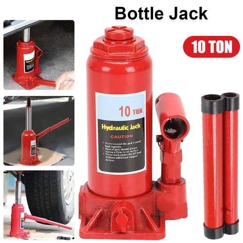 10 Ton Heavy Duty Professional Bottle Jack Hydraulic Lifting Truck Car Van Boat - Picture 16 of 17