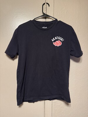 Naruto Shippuden black T-shirt size Medium  (AkAT SUKI)
