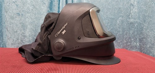 3M SPEEDGLAS 9100XXi FX AIR FLIP UP AUTO DARKENING WELDING HELMET W/ ADFLO PAPR - Picture 5 of 17