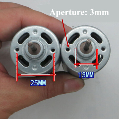 Electric Motor RS555 Three Model Available Reversible DIY Tools DC12/24V
