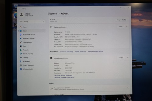 Dell Optiplex 3090 Micro PC Intel i3-10105T CPU 8GB RAM 256GB M.2 SSD WIFI Win11 - Picture 7 of 12