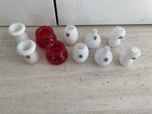 Ikea Vasen Ikea Stockholm Miniaturen weiß rot - Bild 2 von 2