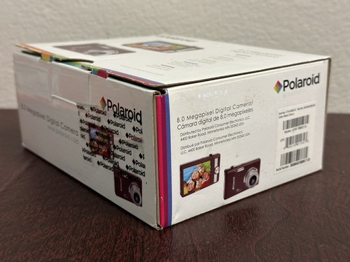 Polaroid t831 Digital Camera Black Cherry 8MP 3X Optical Zoom Tested Working - Picture 10 of 15