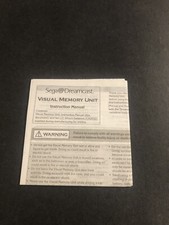 dreamcast visual memory manual insert