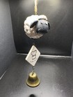 Resin Cute Shaun The Sheep Style Character With Bell & Cactus Plaque Wind Chime