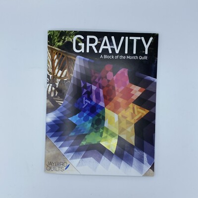 BOM Gravity Block of The Month Jaybird Quilts Julie Herman Quilt Pillow Cosmic