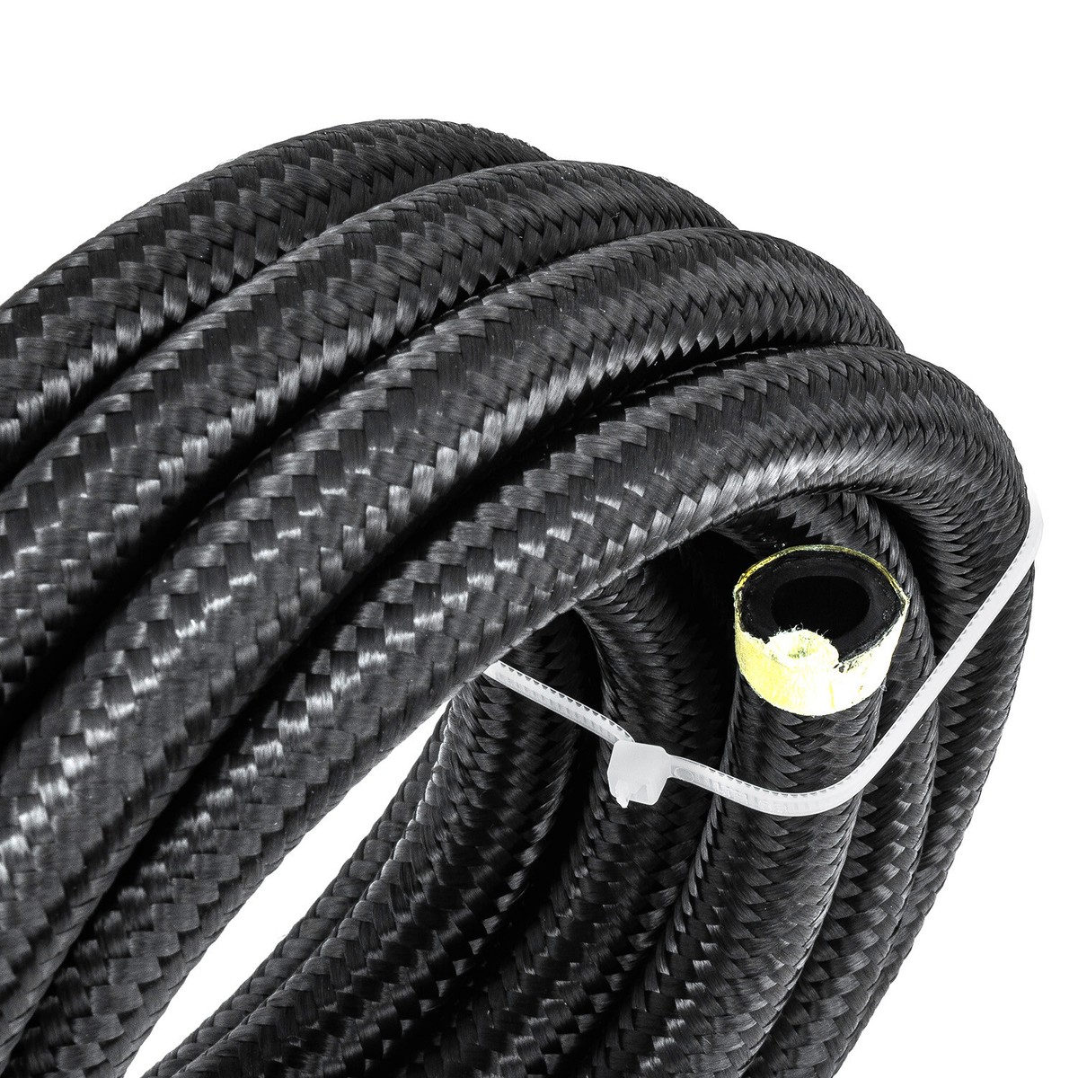 SVOPES 1/2-in ID X 10-ft Stainless Steel/Nylon Black Fuel Hose In The Tubing & Hoses Department At - Foto 9