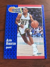 1991-92 Fleer Basketball #222 Alvin Robertson League Leaders B6005