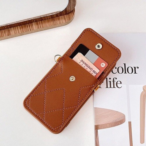 Para Huawei Honor Bandolera Tarjeta Billetera Estuche Bolso Teléfono Cubierta Moda Mujeres Niña - Imagen 5 de 12