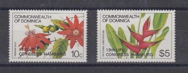  Pflanzen - Blumen   Dominica  861/62  **  (mnh) - Bild 1 von 1