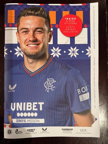 Rangers FC Home Programmes 2023/24 - Picture 10 of 17