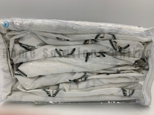 Pottery Barn Alpine Skis Recycled Cotton Sheet Set Multi Queen #R139 - Picture 2 of 3
