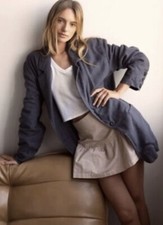 Free People Oversized Linen Blazer S Retails 168