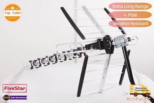 2025 New 4K HDTV Outdoor Antenna VHF UHF 200 Mile Long Range with Mounting Kit - Picture 11 of 24