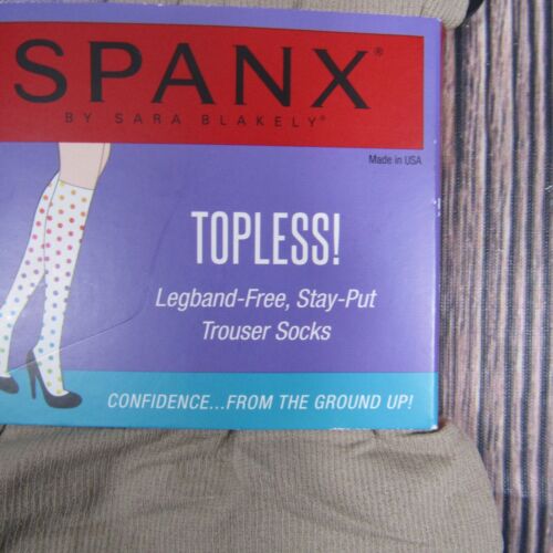 Spanx Topless Legband Free Trouser Socks Bittersweet Beige Fuller Calf New 010F - Picture 2 of 5