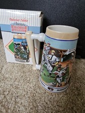 Vintage 1990 Budweiser Baseball Mug Beer Stein Sports Series 53163