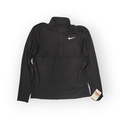 Nike Men's Dri-Fit Jacket DX6943 Quarter Zip Long Sleeve Collar Pullover (L)