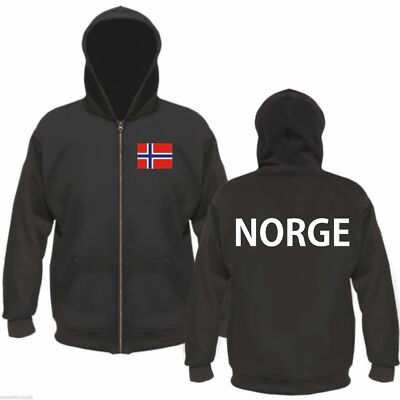jacket with norwegian flag