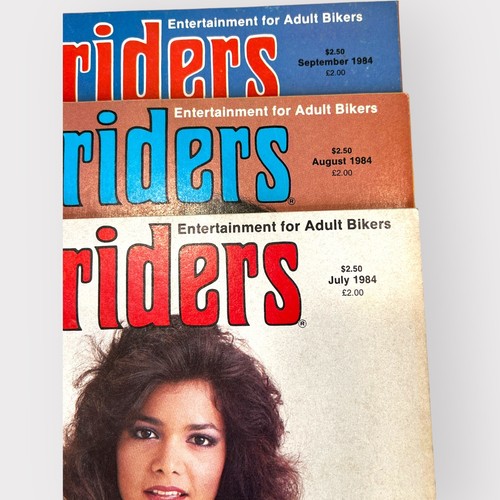 Easyriders Magazine 1984 Lot 9 Centerfolds Iron On Transfer Missing Oct - Dec - Imagen 14 de 15