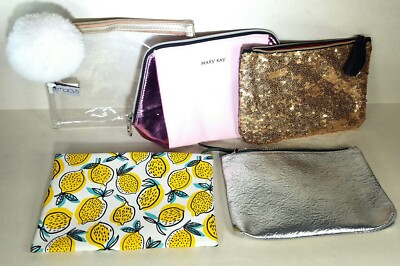 Lot of Girl Make Up Cosmetic Bags Purse Small Zip Pouch Ipsy Mary Kay  Macys