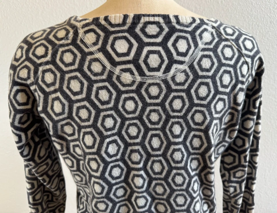 Suéter geométrico de lana y algodón para mujer Laundry Industry Boutique talla 1 XS USADO EN EXCELENTE ESTADO Foto 4 de 4