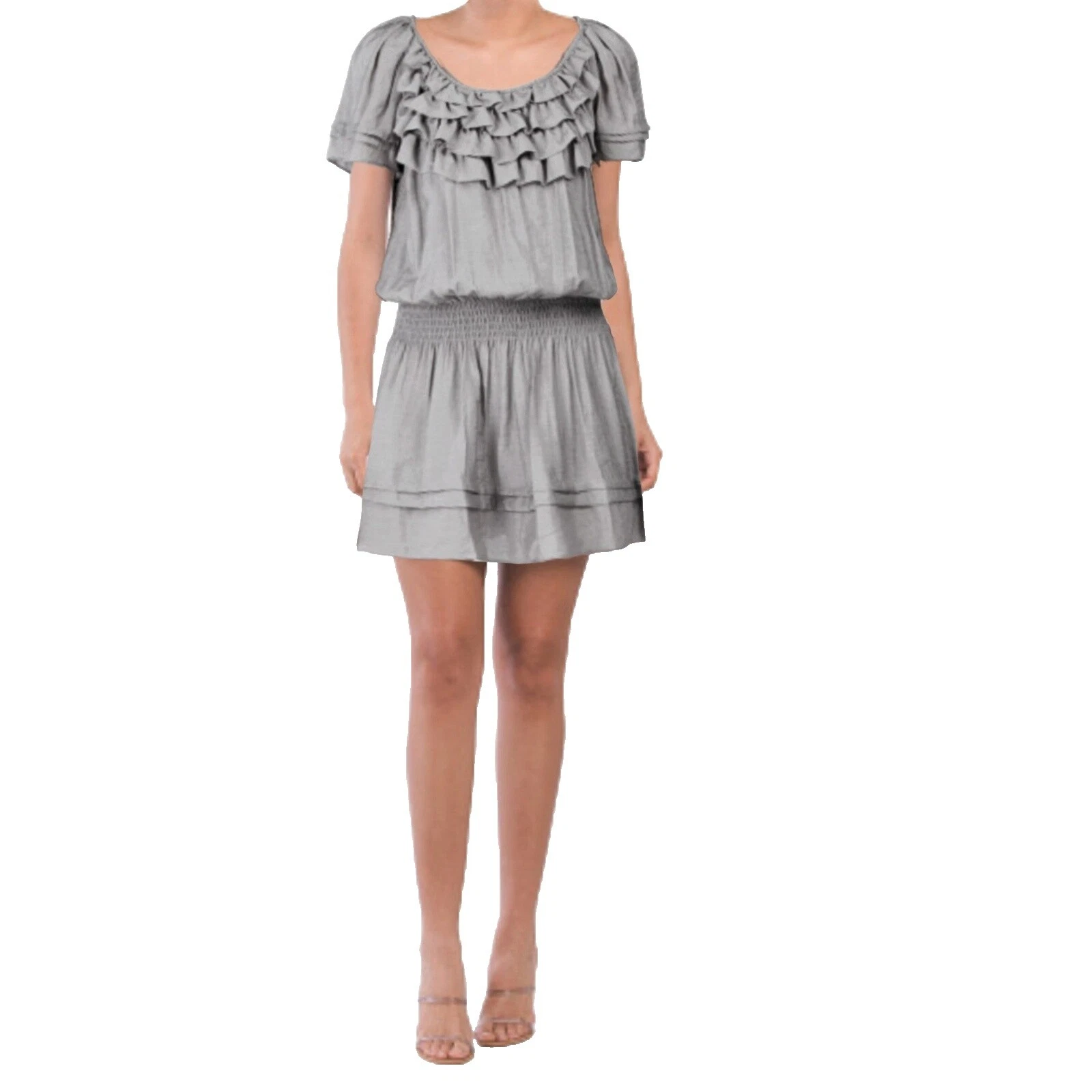 Vertigo Short Sleeve Solid Dresses for Women