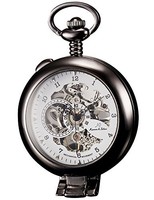 Ks-ksp064, Men's Half Hunter Hand Wind Mechanical Pocket Watch Ks-ksp064, Men's Half Hunter Hand Wind Mechanical Pocket Watch