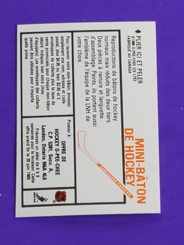 1988-89 OPC O-PEE-CHEE MINI HOCKEY STICKERS TRADING CARDS YOU PICK 50% OFF 2+ - Picture 42 of 258