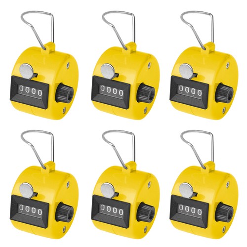 6 PCS Plastic Hand Tally Counter 4 Digit Number Handheld Clicker, Manual Mechani - Picture 9 of 21