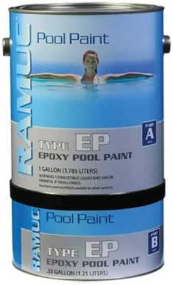 RAMUC EP Epoxy High Gloss Epoxy Pool Paint (White)