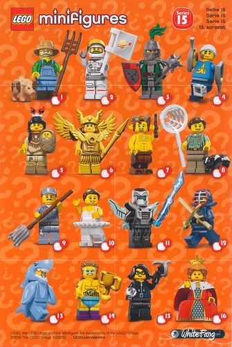 LEGO Minifiguren Serie 15 (71011) komplett ungeöffnet Set neu fabrikversiegelt - Bild 4 von 4