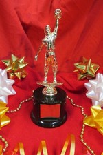 Metal-BASEBALL Figure Trophy Award Champion male, boys,#8 Black Base FastShip