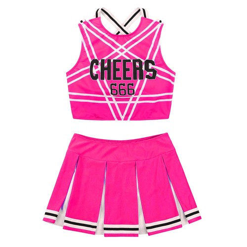 Women Cheerleading Uniforms Costume Set Stage Peformance Cosplay Lingerie Set - Picture 58 of 79