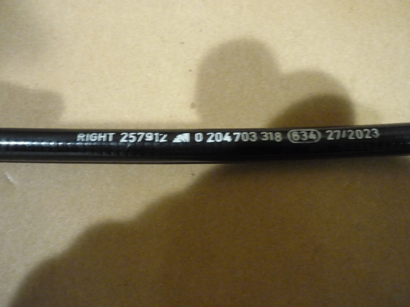 Ferrari 458 Italia, Spider - RH Parking Brake Cable (NEW) - P/N 257912