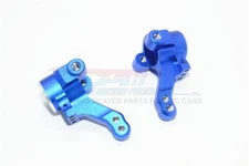 GPM Racing Blue Aluminum Front Knuckle Arm Set - For Traxxas 4-Tec 2.0 GT021-B