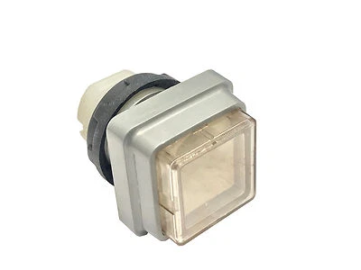 NON-BRAND Push Button for Heidelberg Press Clear White Square Qty1 offset parts New